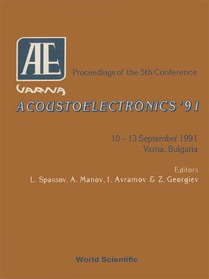 cover image of Acoustoelectronics '91--Proceedings of the 5th Conference